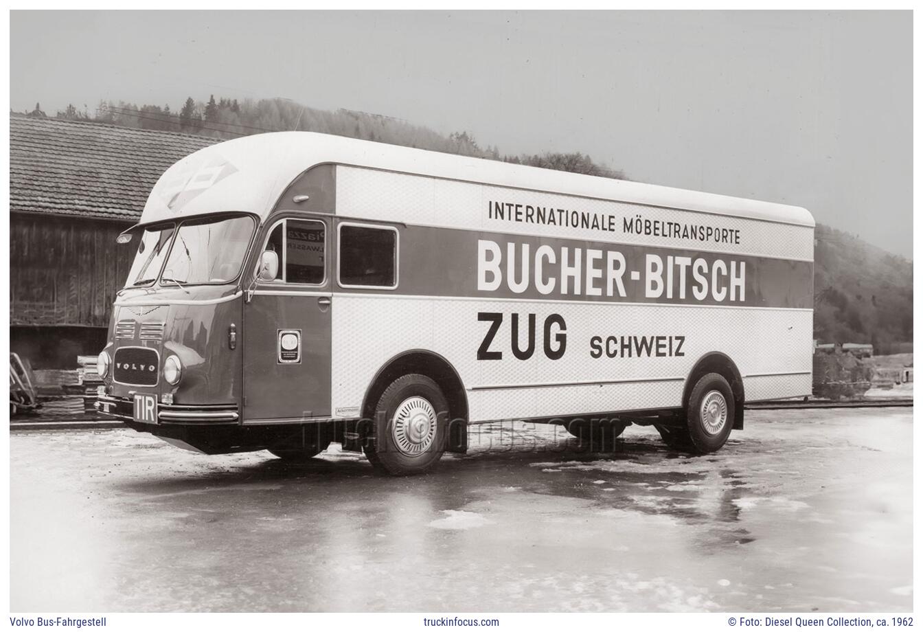 Volvo Bus-Fahrgestell Foto ca. 1962