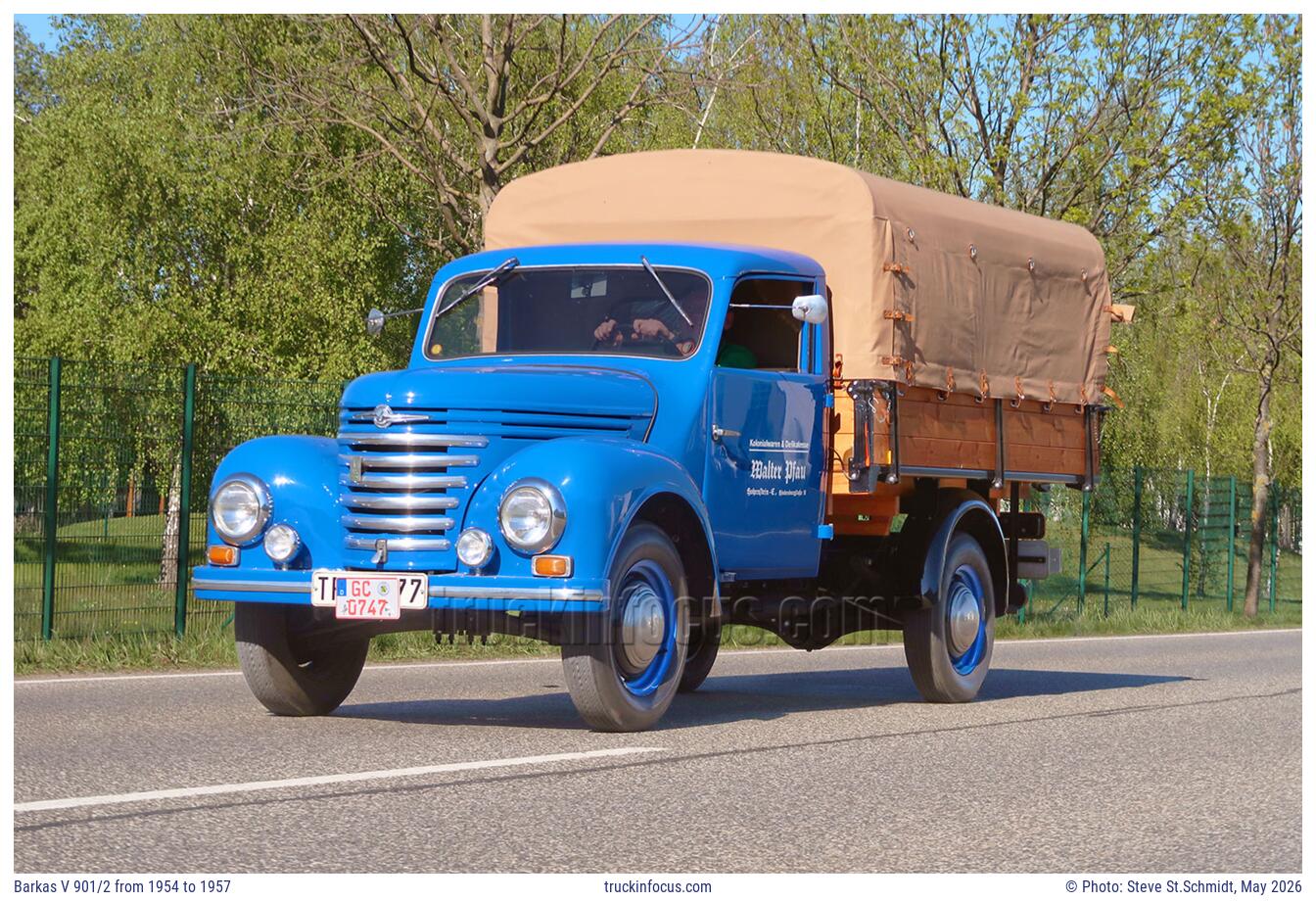 Barkas V 901/2 from 1954 to 1957 Photo May 2026