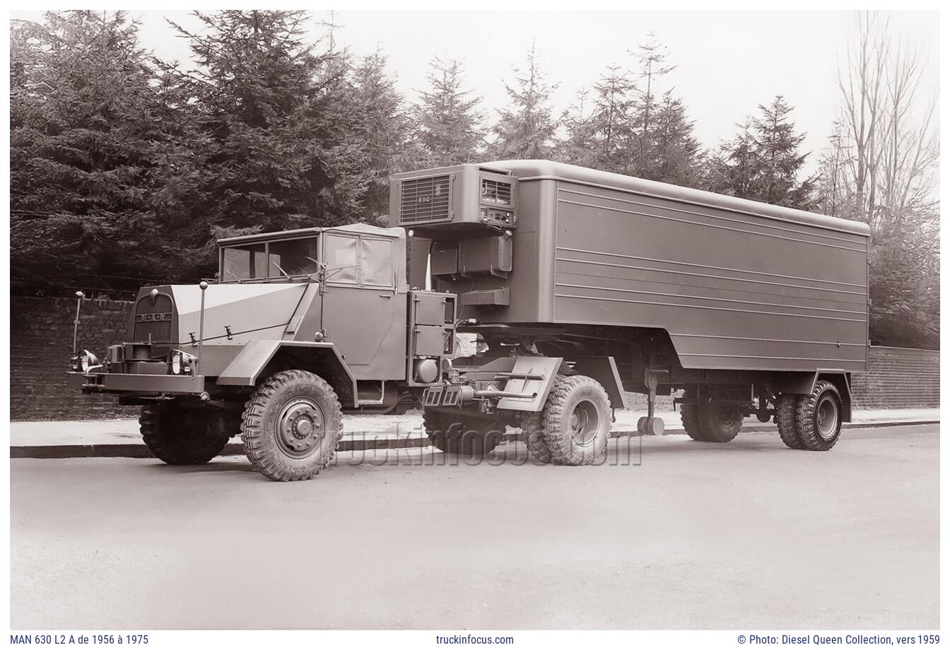 MAN 630 L2 A de 1956 à 1975 Photo vers 1959