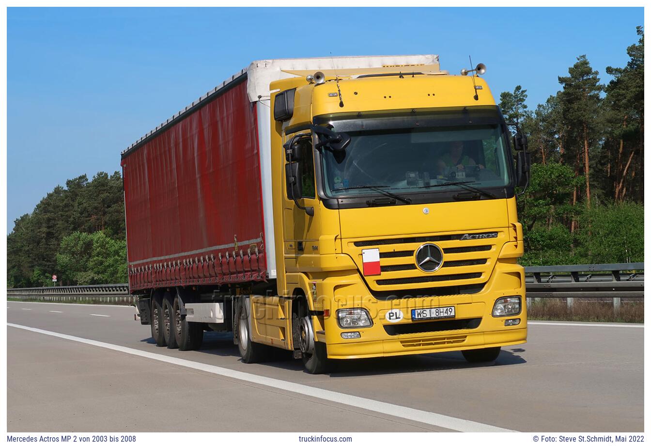 Mercedes Actros MP 2 von 2003 bis 2008 Foto Mai 2022