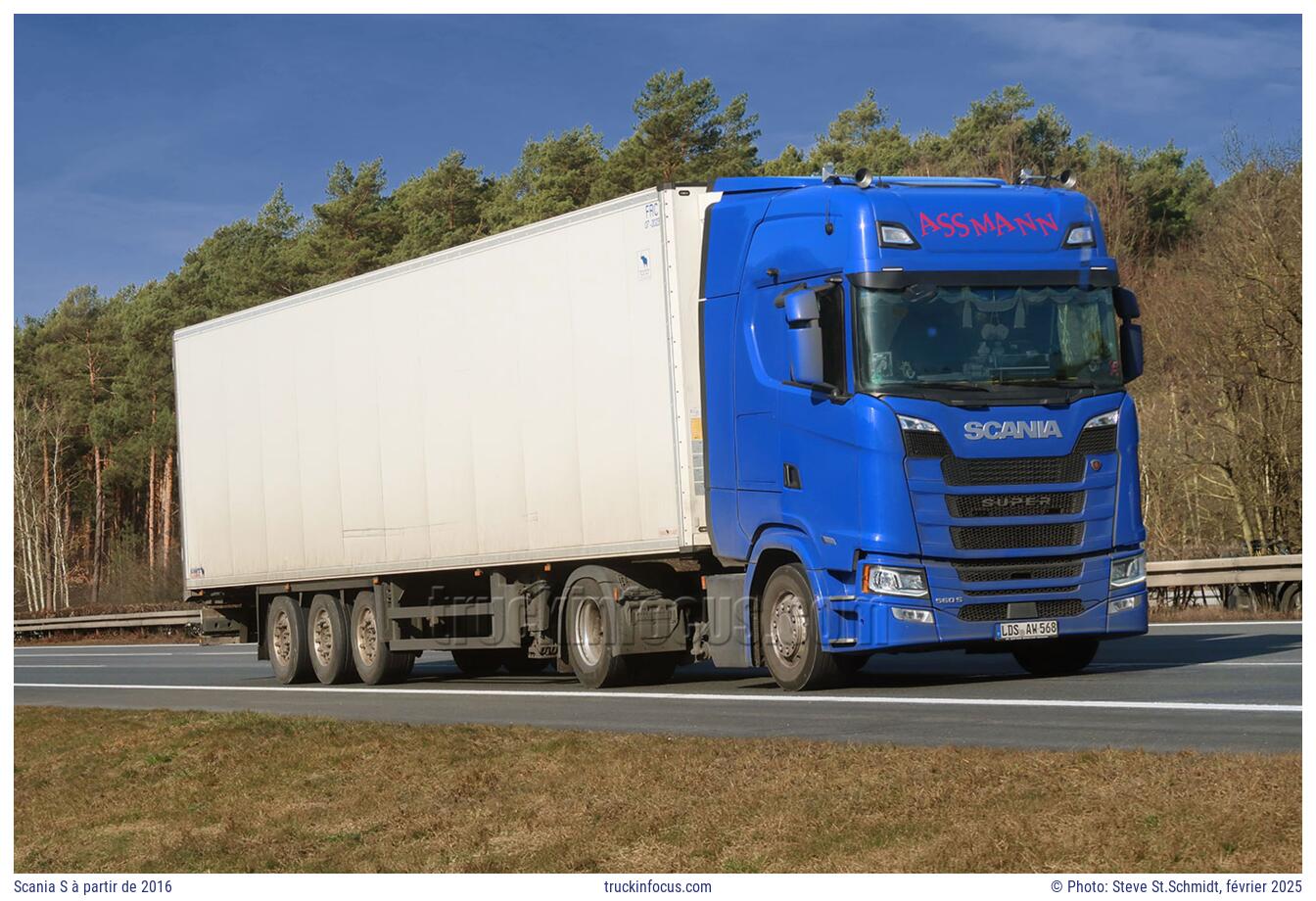 Scania S à partir de 2016 Photo février 2025