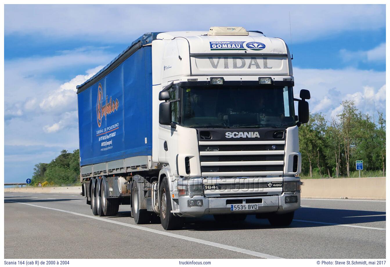 Scania 164 (cab R) de 2000 à 2004 Photo mai 2017