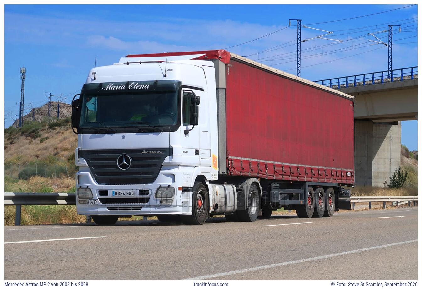 Mercedes Actros MP 2 von 2003 bis 2008 Foto September 2020