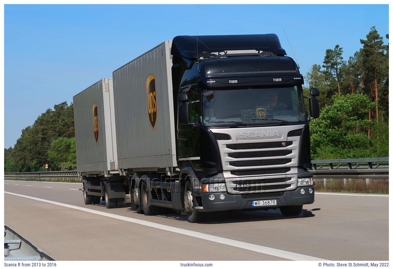 Scania R from 2013 to 2016 Photo May 2022