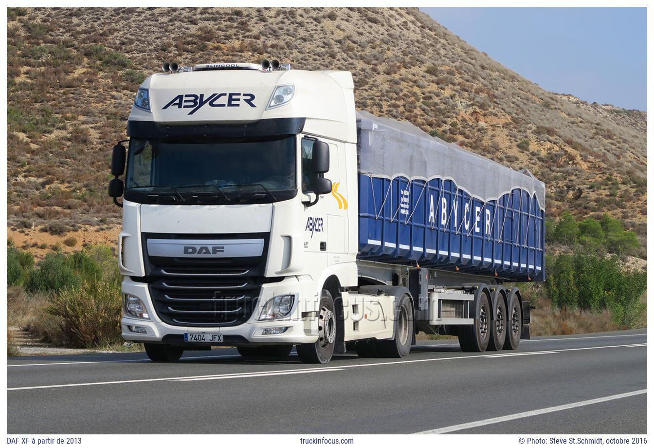 DAF XF à partir de 2013 Photo octobre 2016