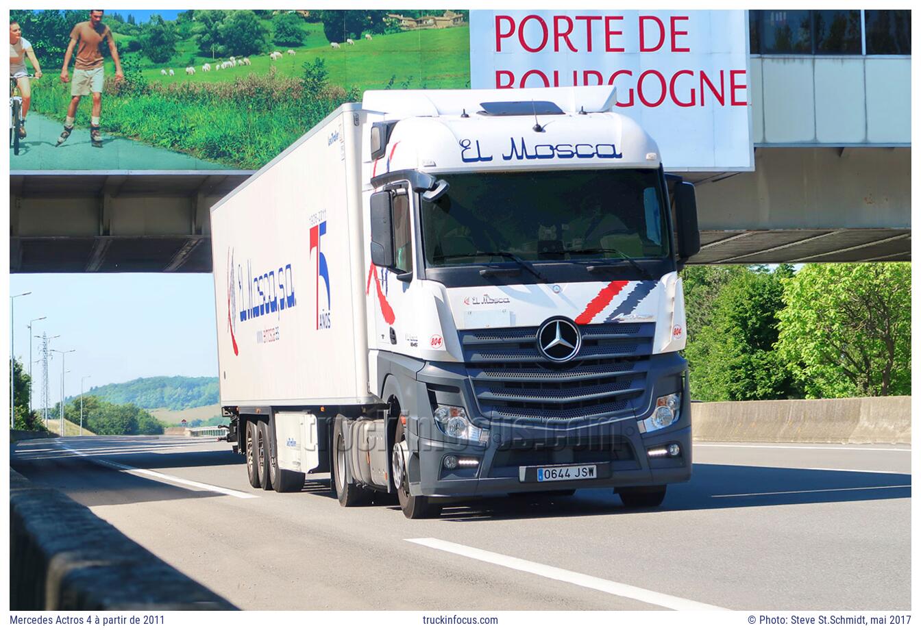 Mercedes Actros 4 à partir de 2011 Photo mai 2017