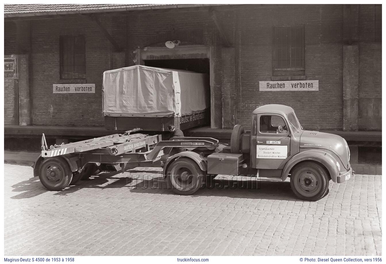 Magirus-Deutz S 4500 de 1953 à 1958 Photo vers 1956