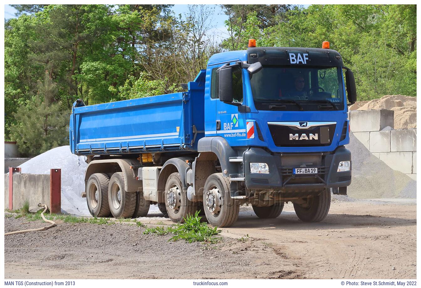 MAN TGS (Construction) from 2013 Photo May 2022