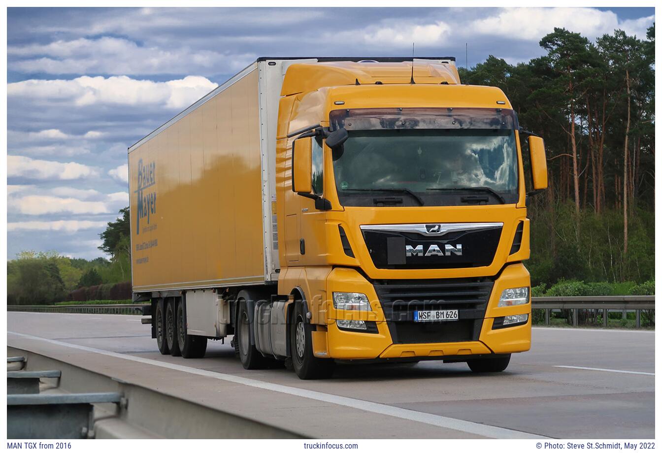 MAN TGX from 2016 Photo May 2022