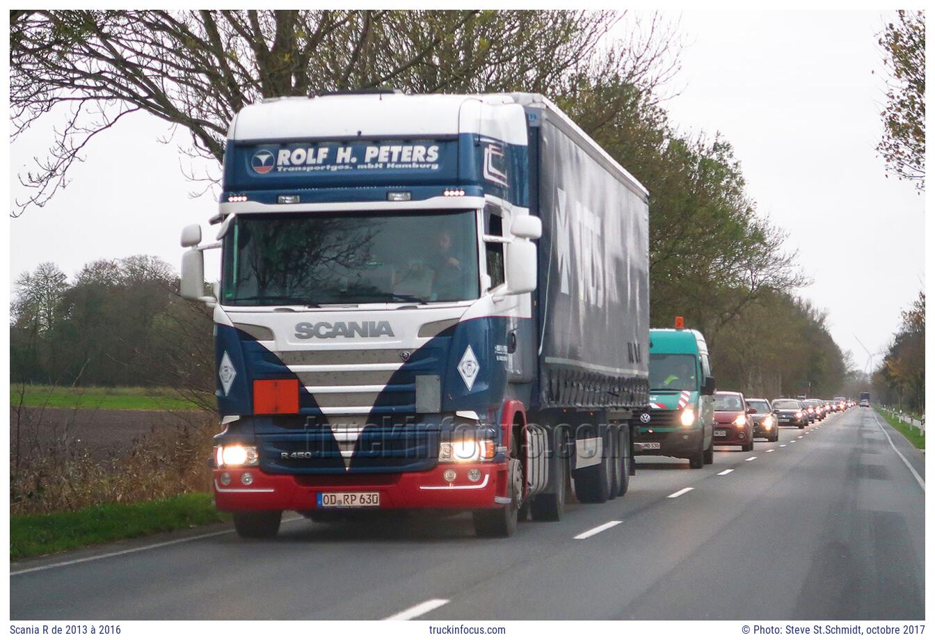 Scania R de 2013 à 2016 Photo octobre 2017