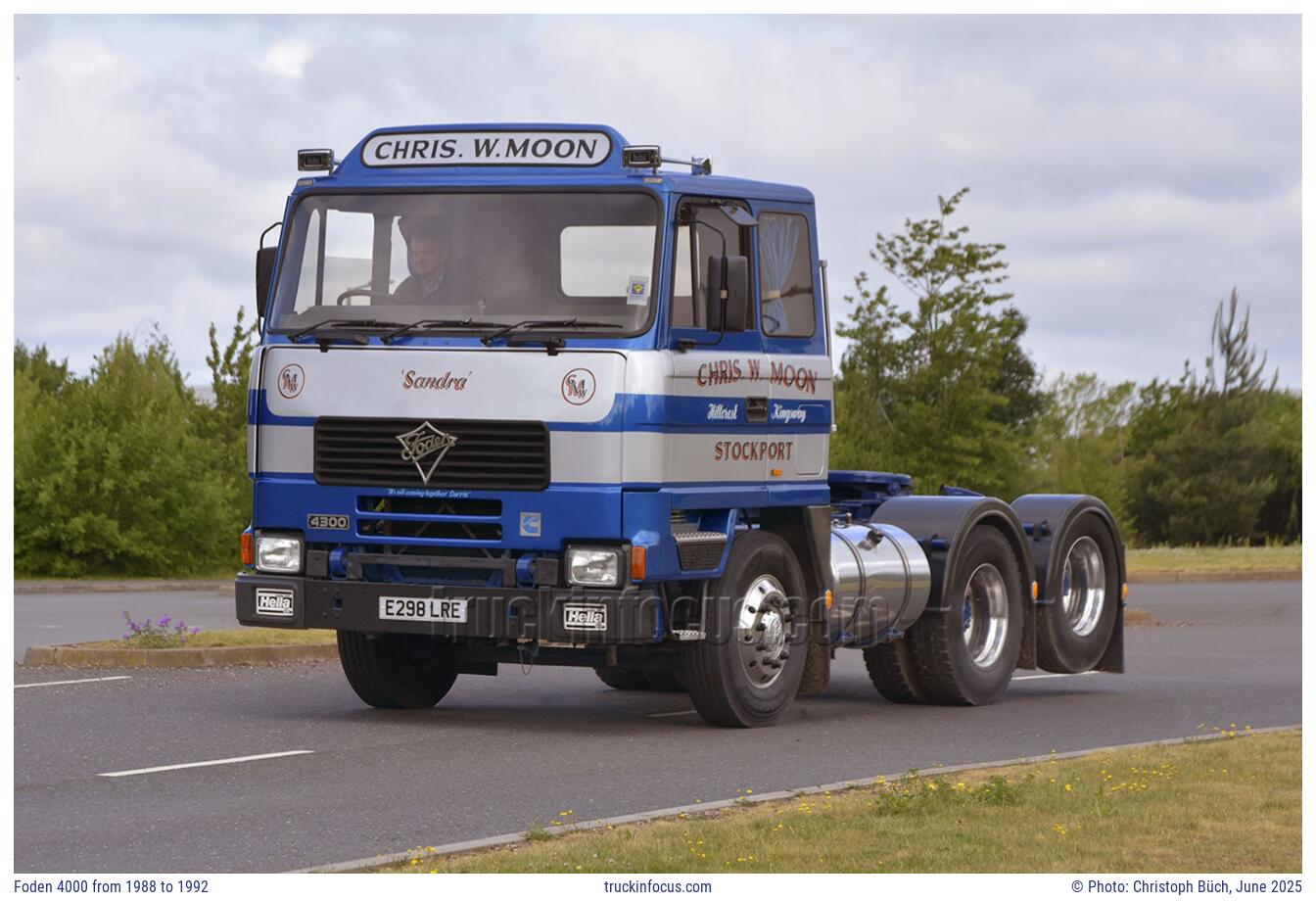 Foden 4000 from 1988 to 1992 Photo June 2025
