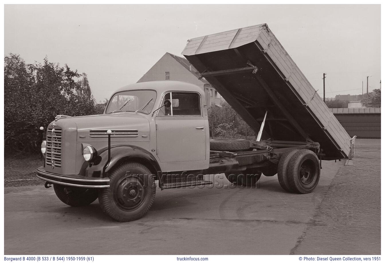 Borgward B 4000 (B 533 / B 544) 1950-1959 (61) Photo vers 1951