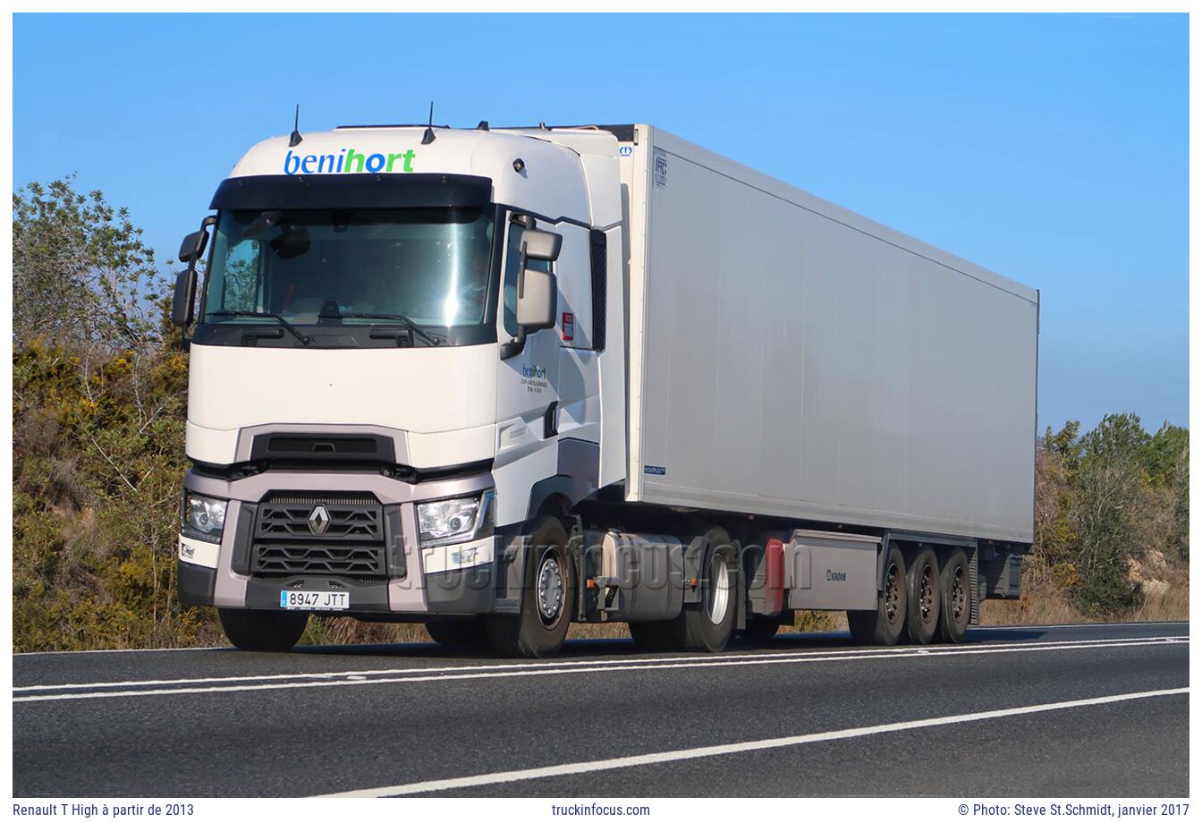 Renault T High à partir de 2013 Photo janvier 2017