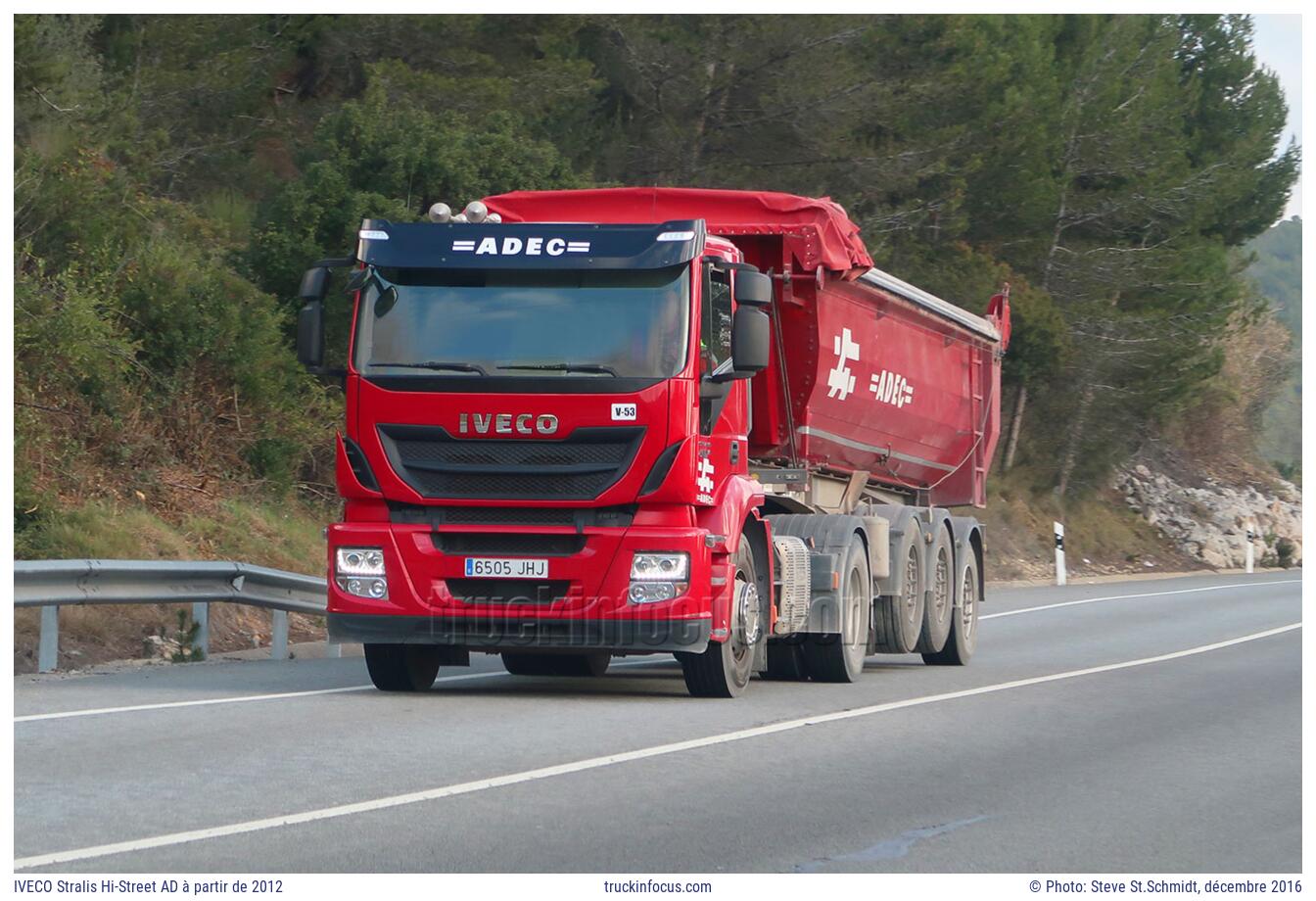 IVECO Stralis Hi-Street AD à partir de 2012 Photo décembre 2016