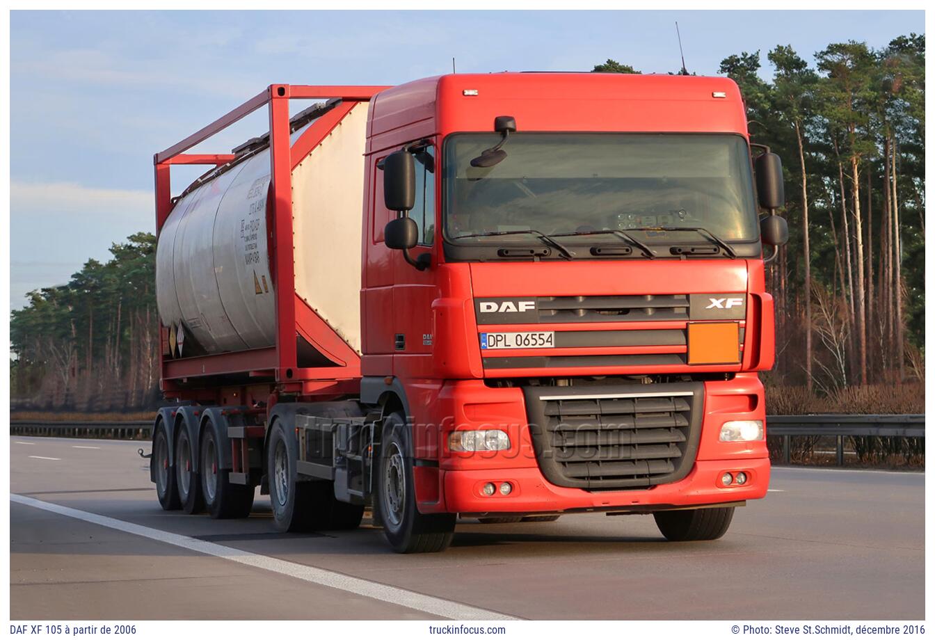 DAF XF 105 à partir de 2006 Photo décembre 2016