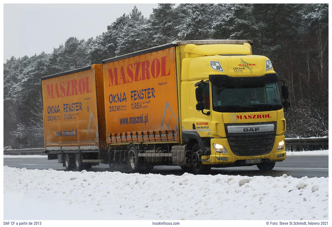 DAF CF a partir de 2013 Foto febrero 2021