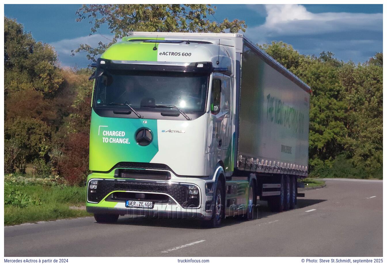 Mercedes eActros à partir de 2024 Photo septembre 2025