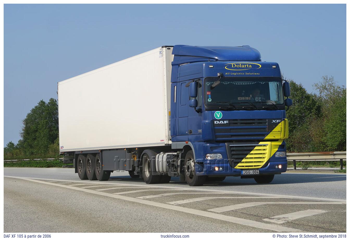 DAF XF 105 à partir de 2006 Photo septembre 2018