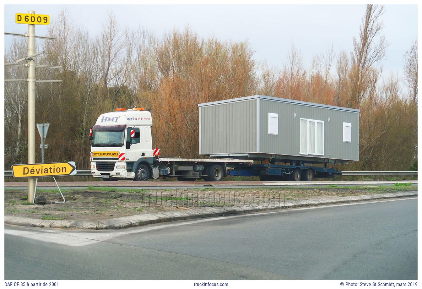 DAF CF 85 à partir de 2001 Photo mars 2019