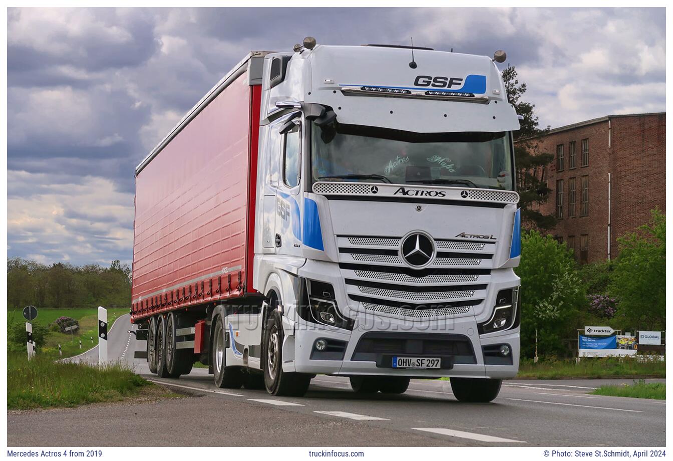 Mercedes Actros 4 from 2019 Photo April 2024