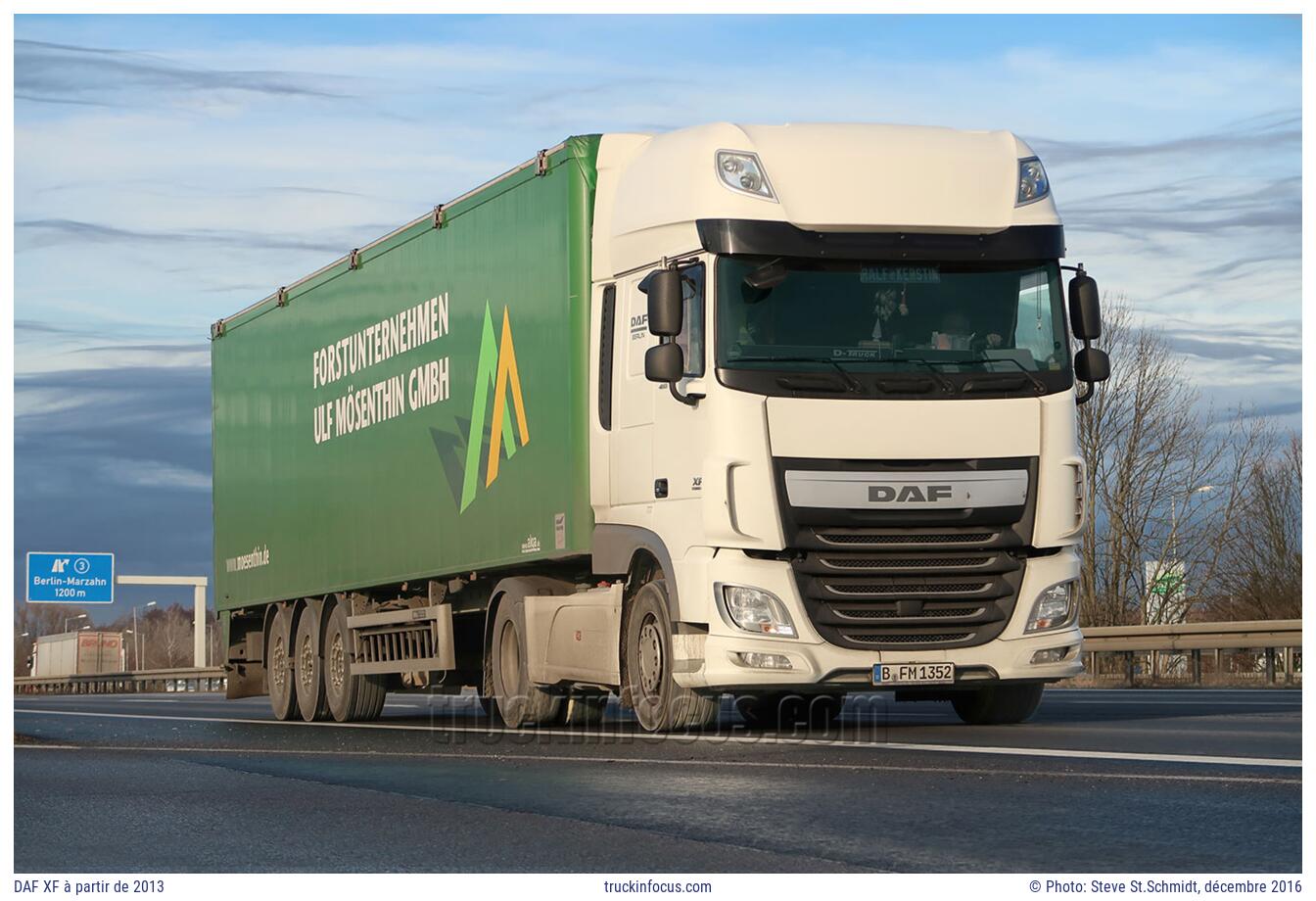 DAF XF à partir de 2013 Photo décembre 2016