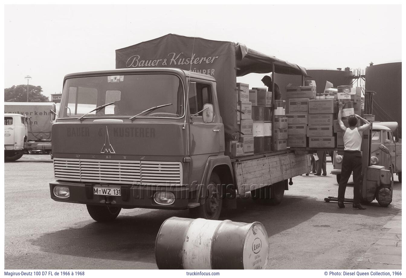 Magirus-Deutz 100 D7 FL de 1966 à 1968 Photo 1966