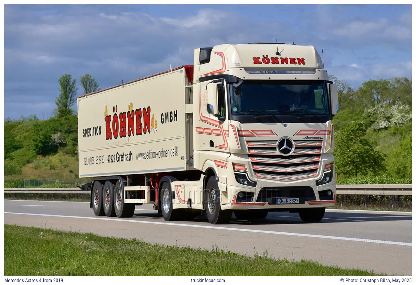 Mercedes Actros 4 from 2019 Photo May 2025
