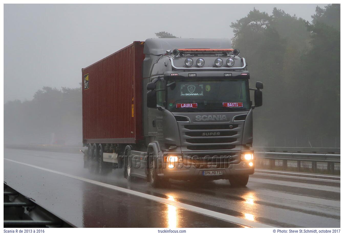 Scania R de 2013 à 2016 Photo octobre 2017