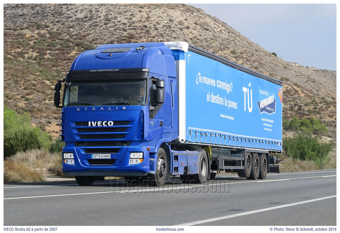 IVECO Stralis AS à partir de 2007 Photo octobre 2016