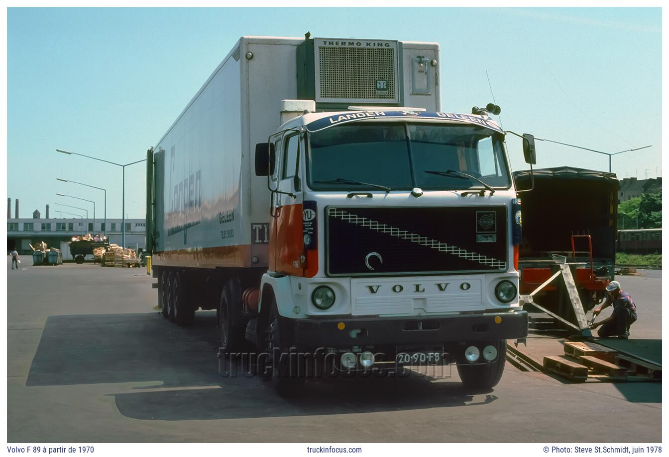 Volvo F 89 à partir de 1970 Photo juin 1978