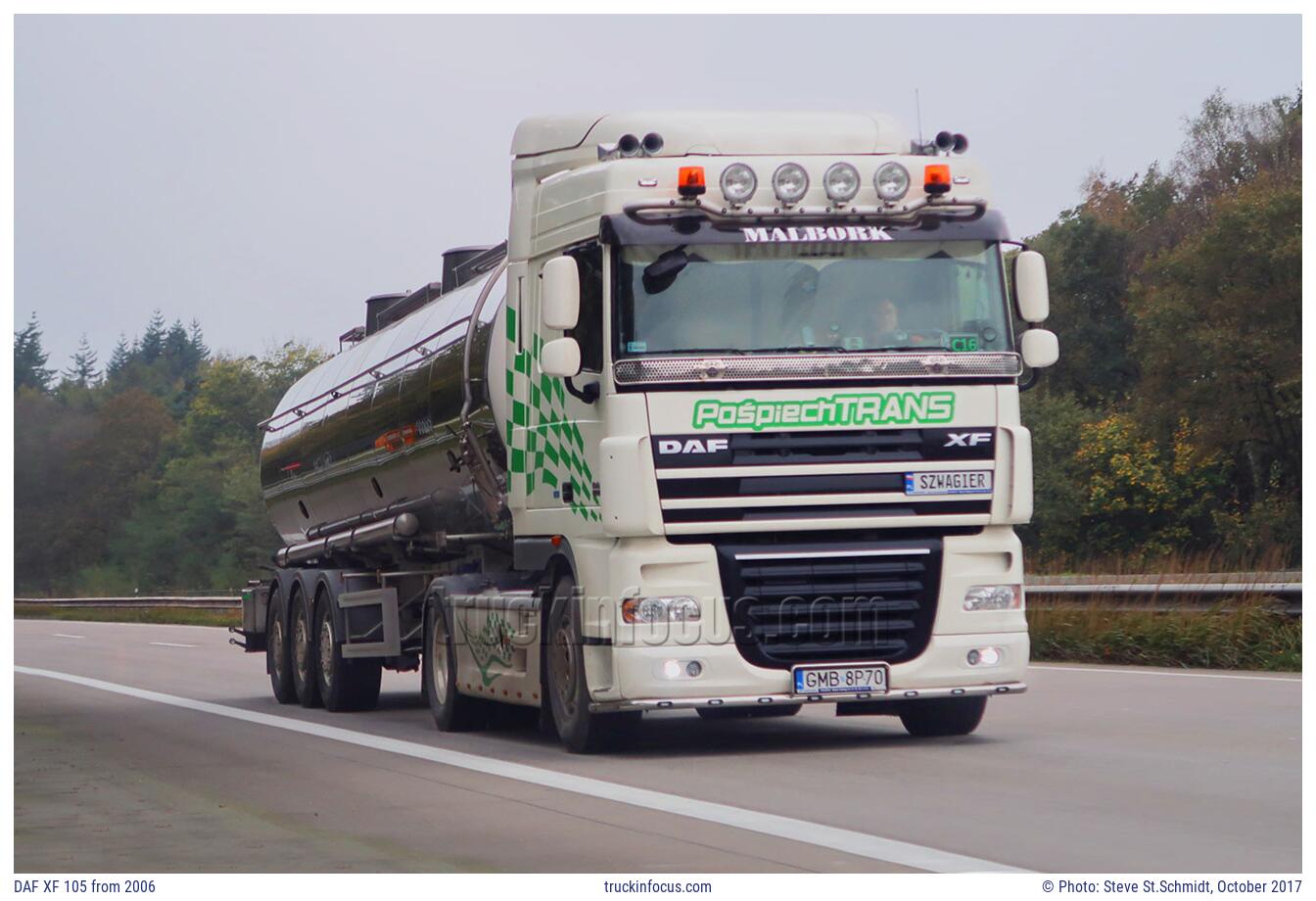 DAF XF 105 from 2006 Photo October 2017
