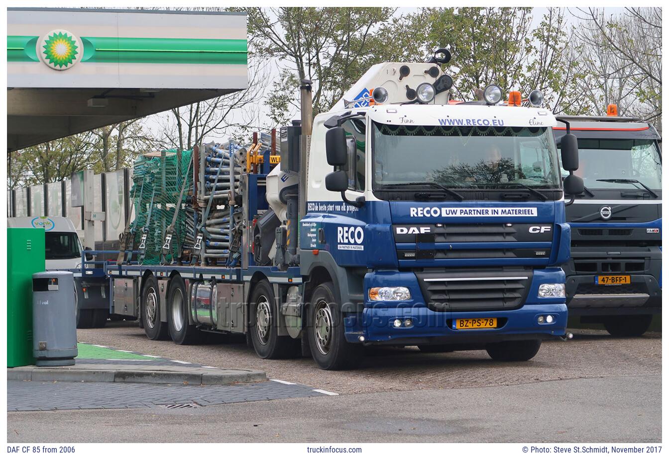 DAF CF 85 from 2006 Photo November 2017