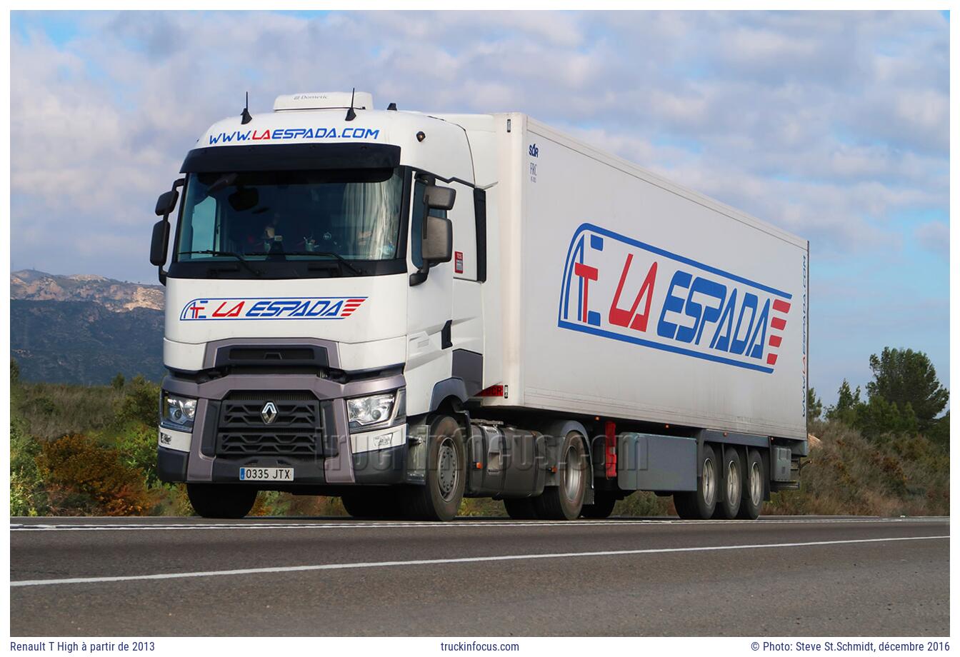 Renault T High à partir de 2013 Photo décembre 2016