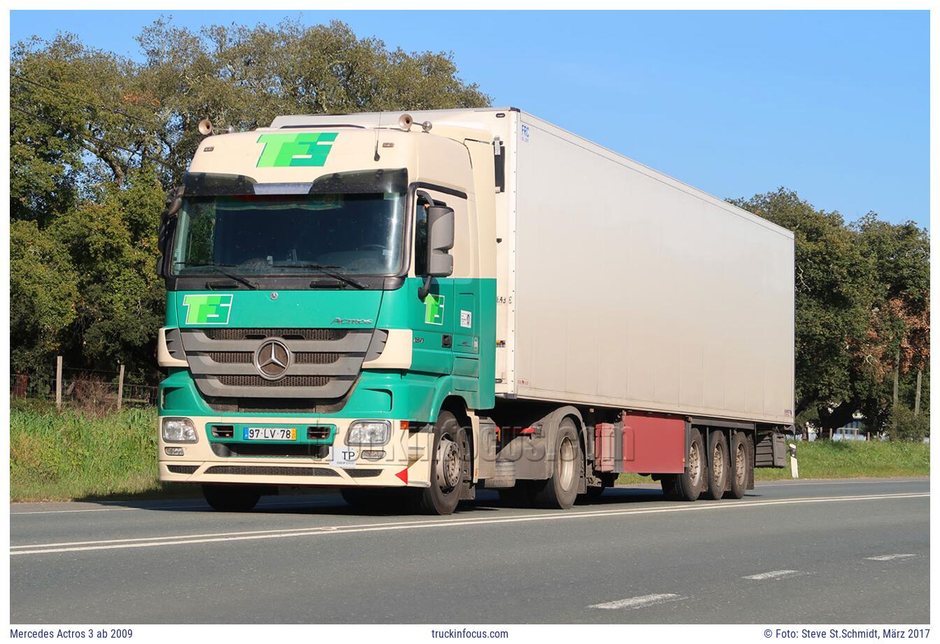 Mercedes Actros 3 ab 2009 Foto März 2017