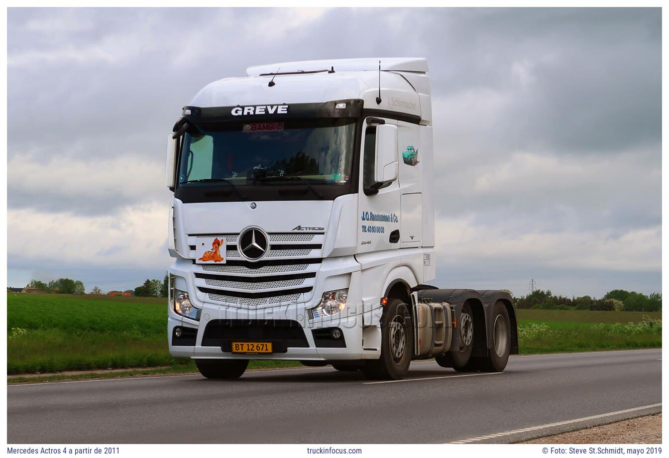 Mercedes Actros 4 a partir de 2011 Foto mayo 2019