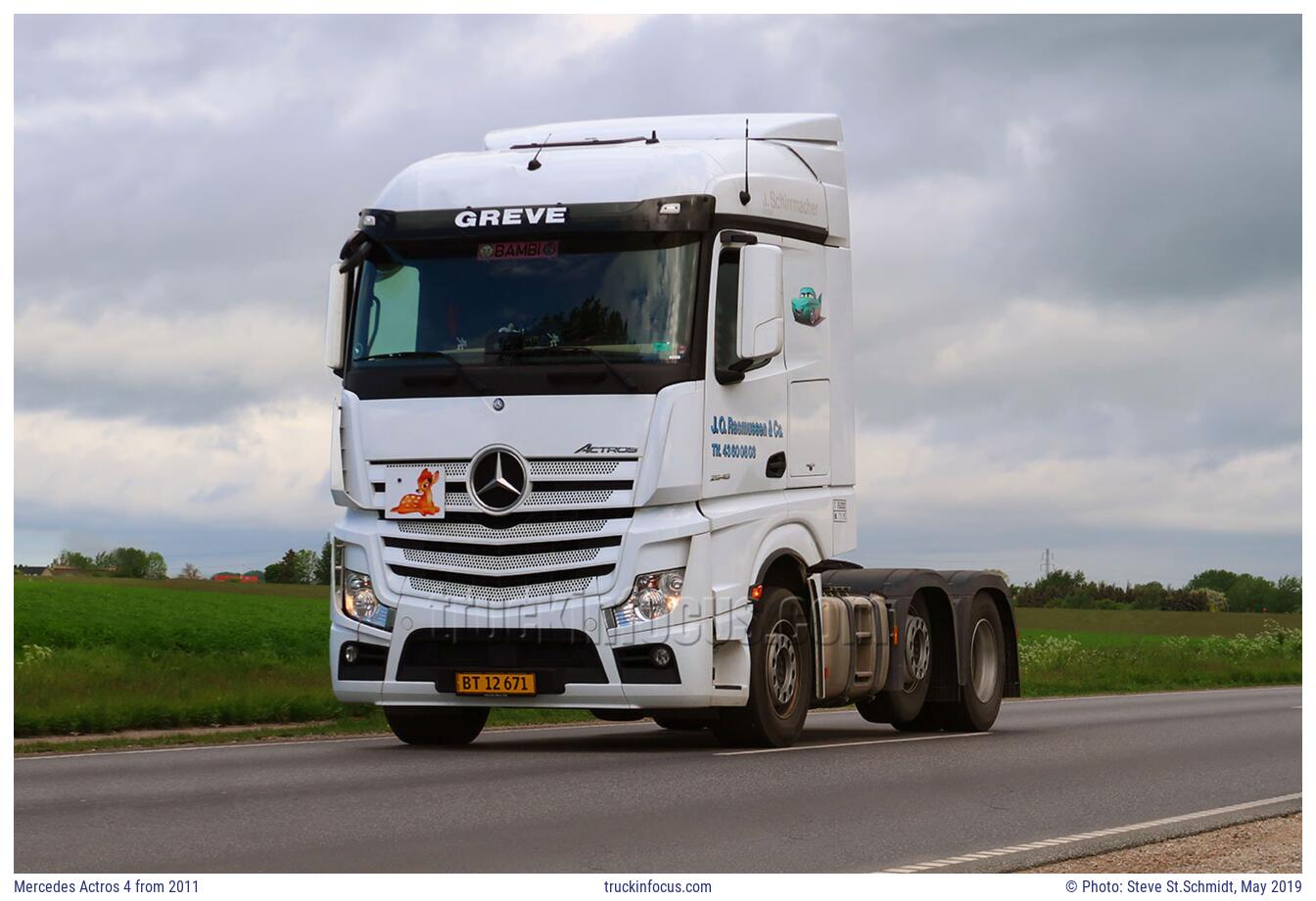 Mercedes Actros 4 from 2011 Photo May 2019