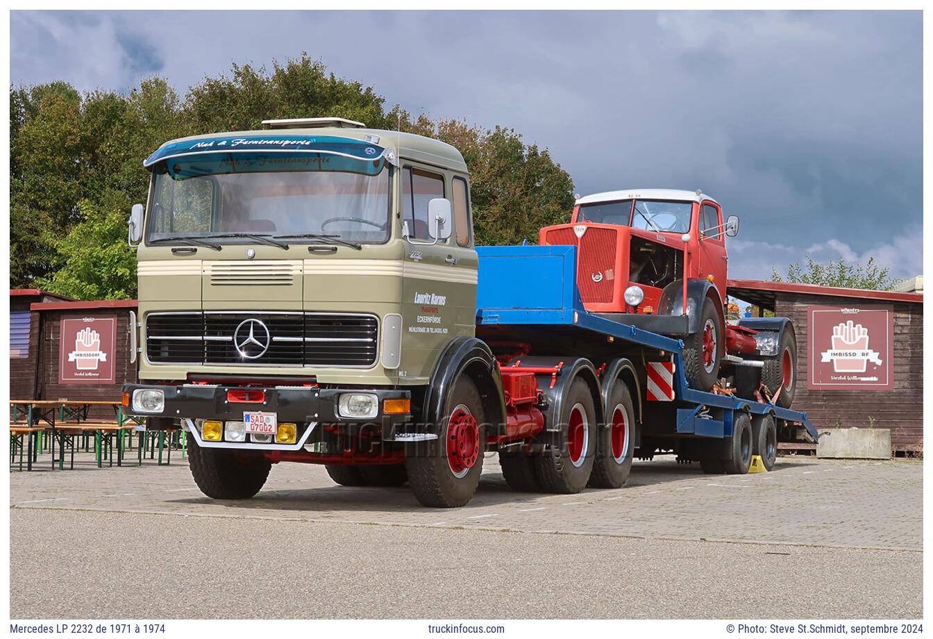 Mercedes LP 2232 de 1971 à 1974 Photo septembre 2024