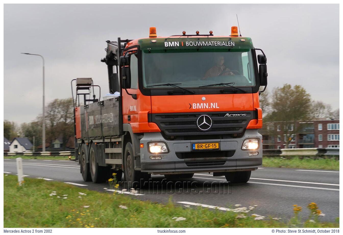 Mercedes Actros 2 from 2002 Photo October 2018