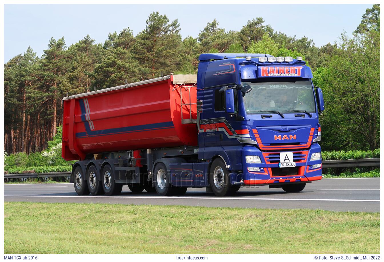 MAN TGX ab 2016 Foto Mai 2022