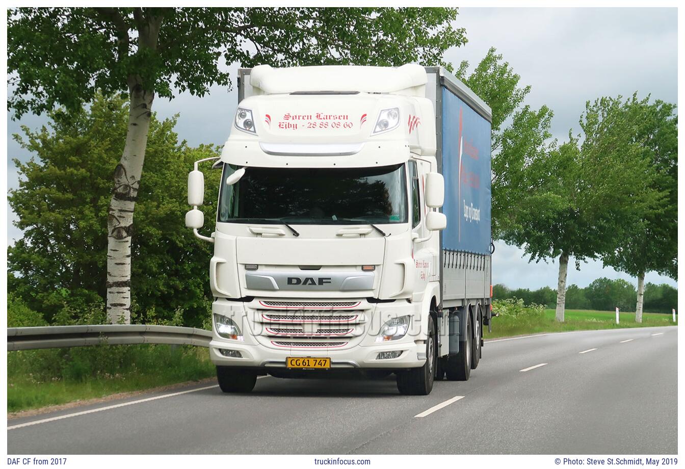 DAF CF from 2017 Photo May 2019