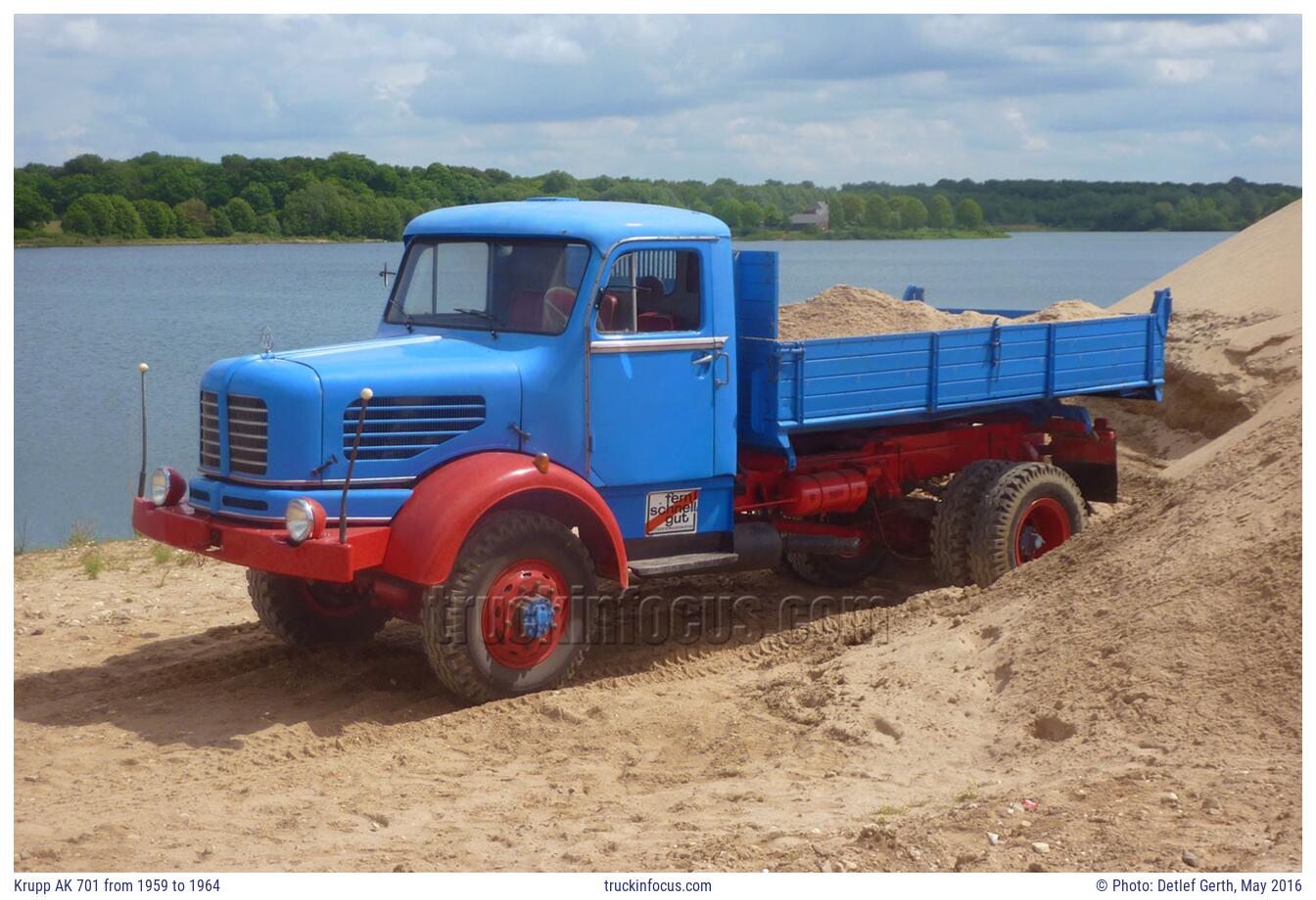 Krupp AK 701 from 1959 to 1964 Photo May 2016