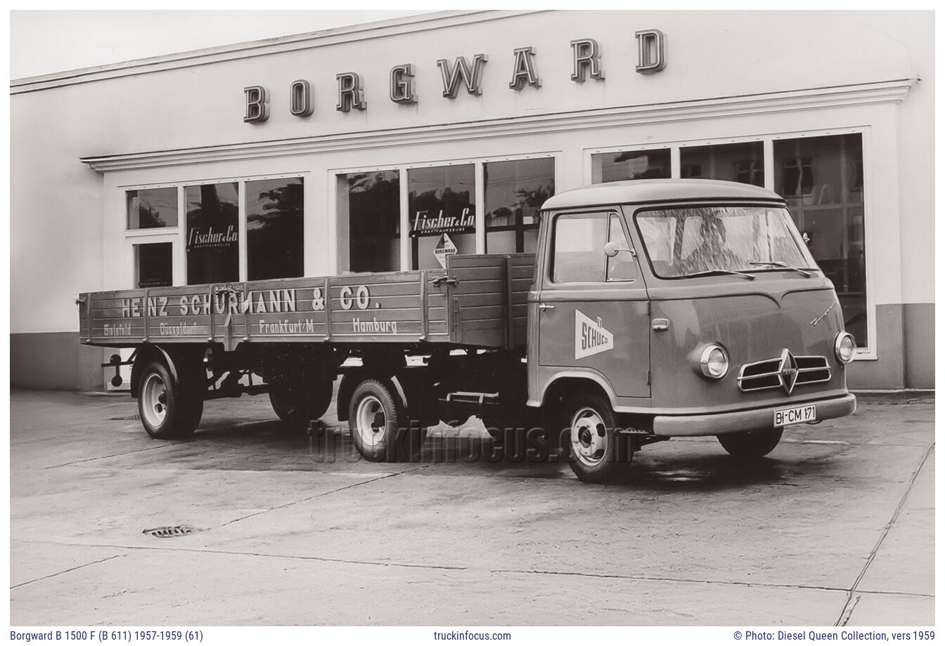 Borgward B 1500 F (B 611) 1957-1959 (61) Photo vers 1959