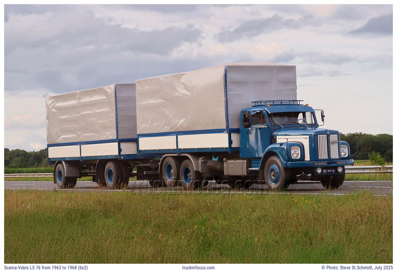 Scania-Vabis LS 76 from 1963 to 1968 (6x2) Photo July 2025