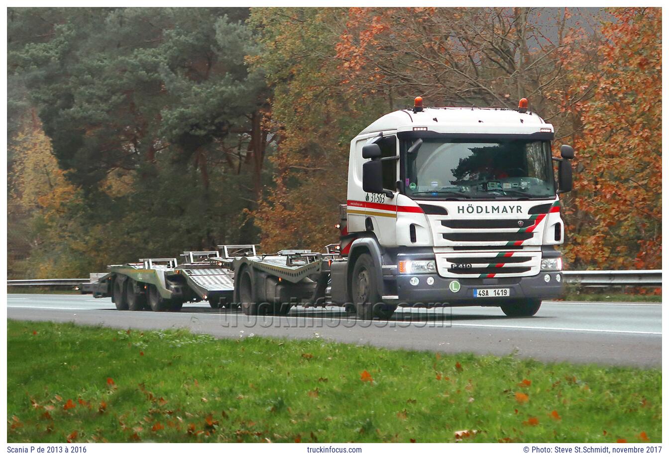 Scania P de 2013 à 2016 Photo novembre 2017