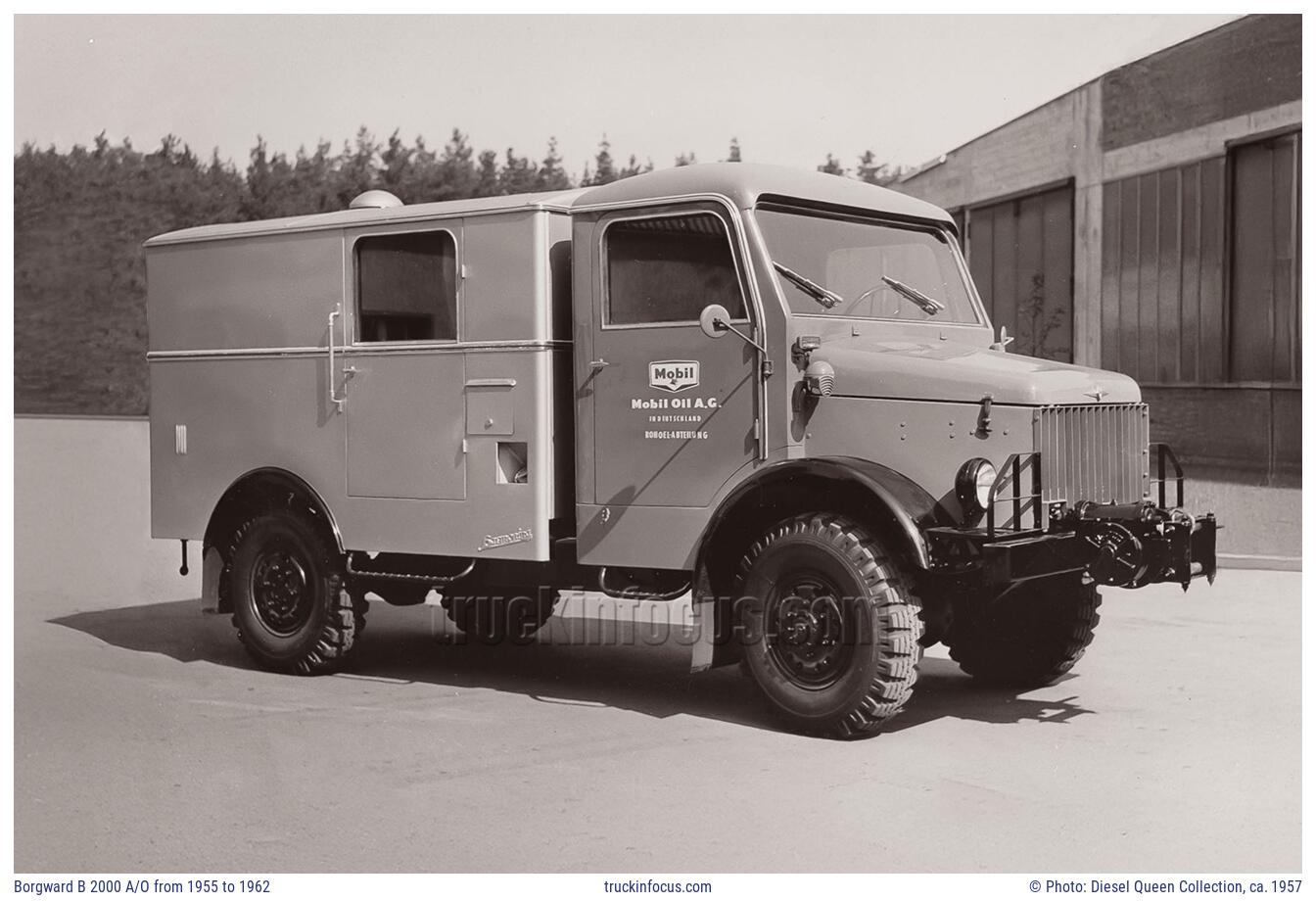 Borgward B 2000 A/O from 1955 to 1962 Photo ca. 1957