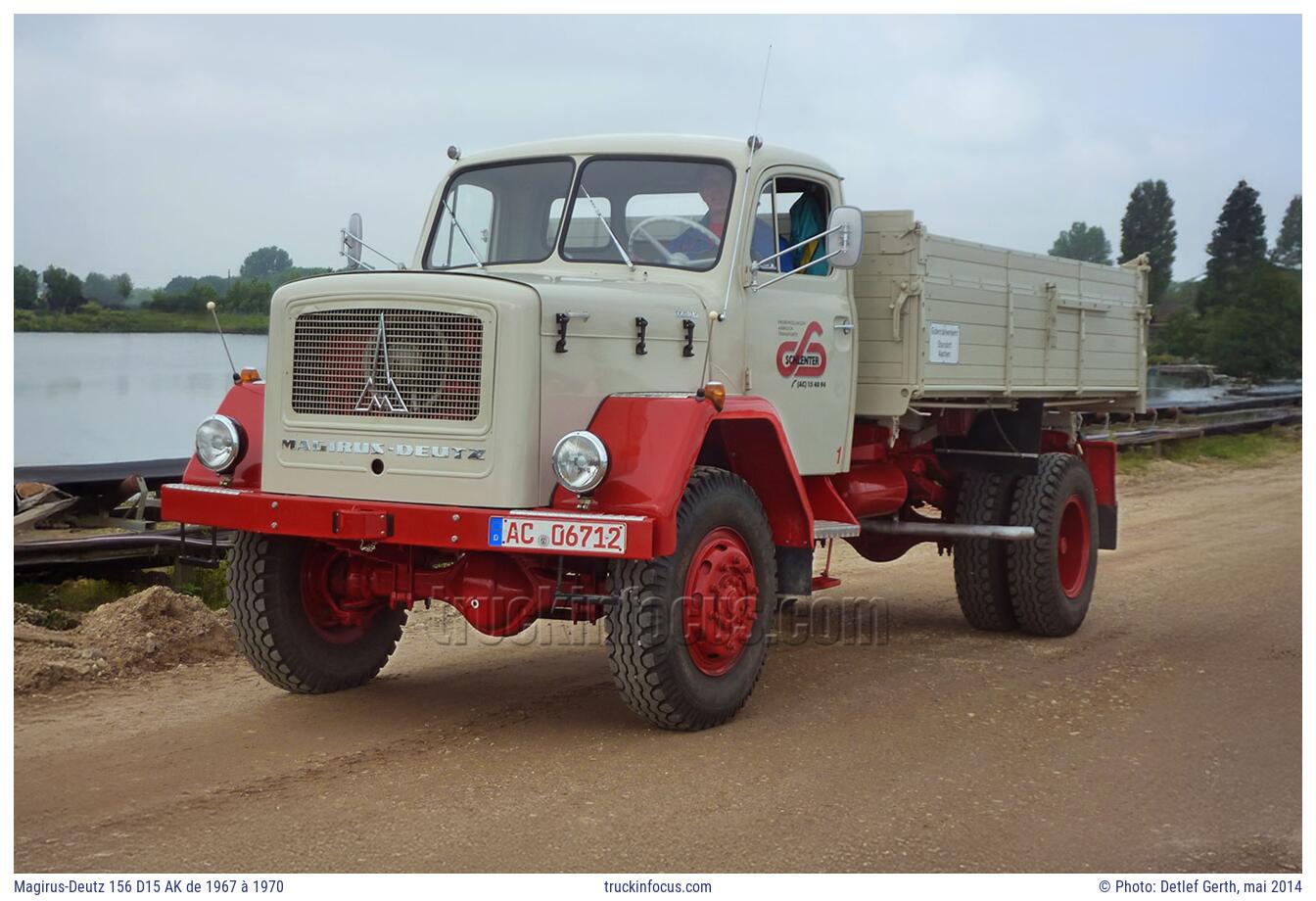 Magirus-Deutz 156 D15 AK de 1967 à 1970 Photo mai 2014