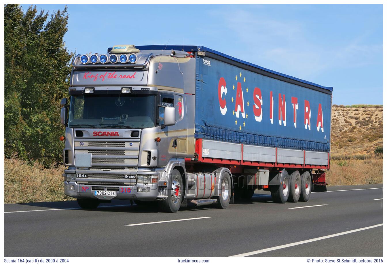 Scania 164 (cab R) de 2000 à 2004 Photo octobre 2016