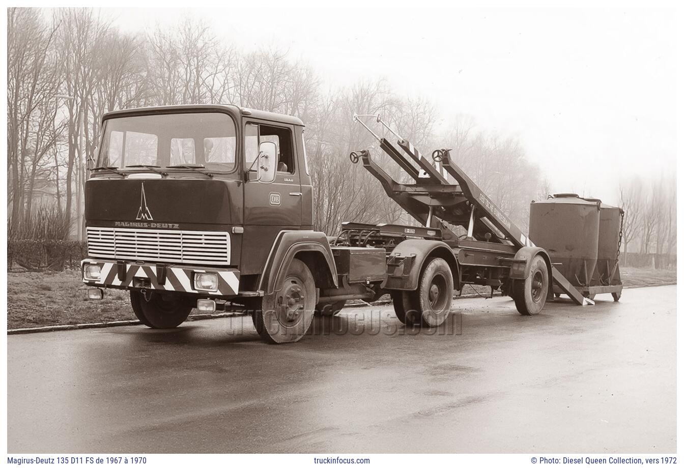 Magirus-Deutz 135 D11 FS de 1967 à 1970 Photo vers 1972