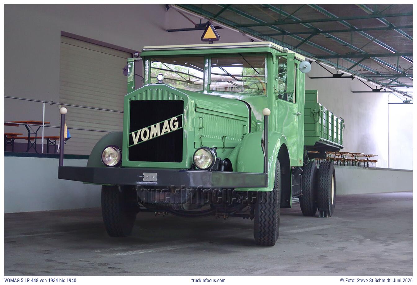 VOMAG 5 LR 448 von 1934 bis 1940 Foto Juni 2026