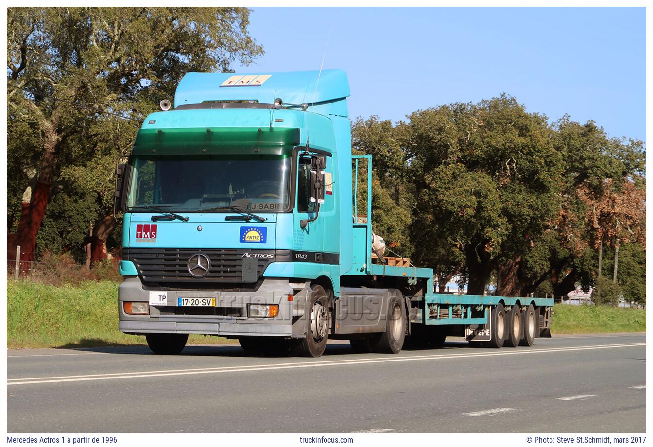Mercedes Actros 1 à partir de 1996 Photo mars 2017